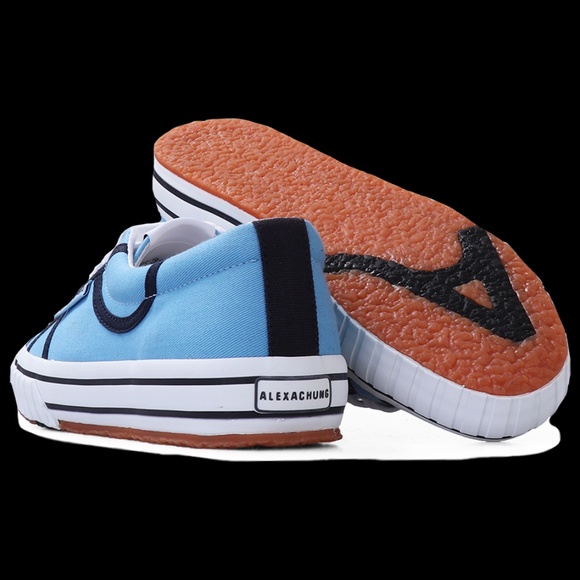 ALEXACHUNG 2506 Green Nile Blue Sneakers Low Tops - Picture 5 of 5